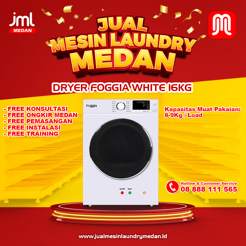 Dryer Foggia 16Kg White
