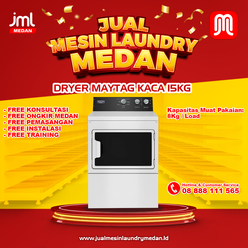 Dryer Maytag Kaca 15Kg