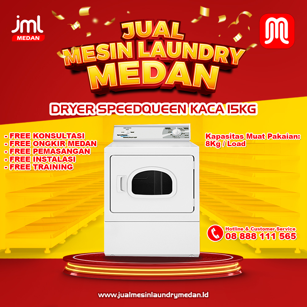 Dryer Speedqueen Kaca 15Kg
