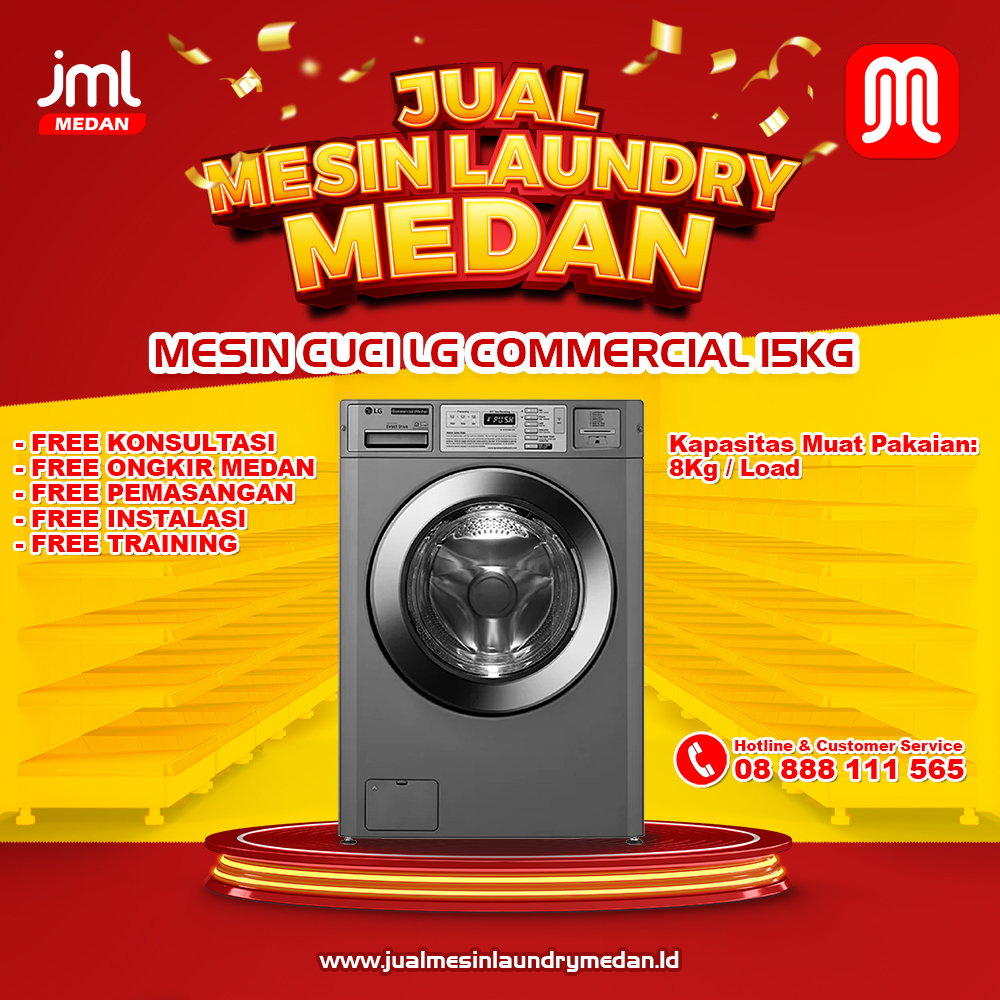 Mesin Cuci LG Giant Max Commercial 15Kg